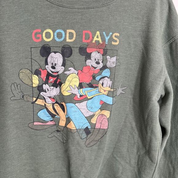 Disney Mickey and Friends Women's Good Days Sweatshirt Size Medium‎ - Picture 2 of 5